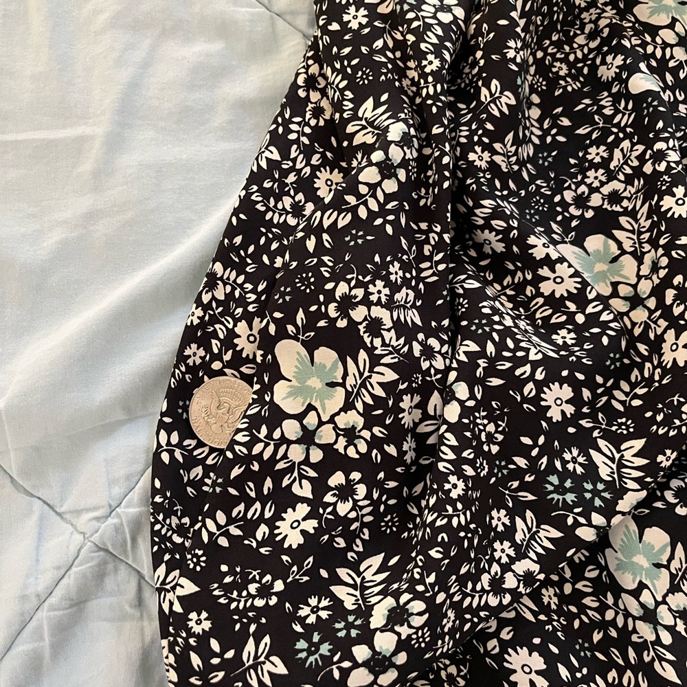 Free People Black and White Wide Leg Jumpsuit Size Medium - Picture 6 of 10